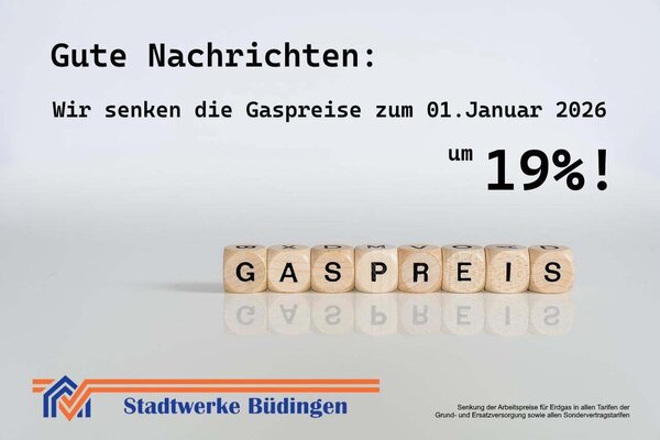 22.11.2025 Gaspreissenkung